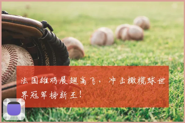 法国雄鸡展翅高飞，冲击橄榄球世界冠军榜新王！